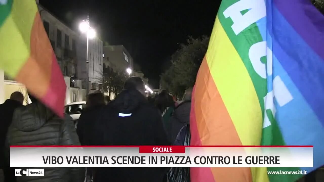 Vibo Valentia scende in piazza contro le guerre