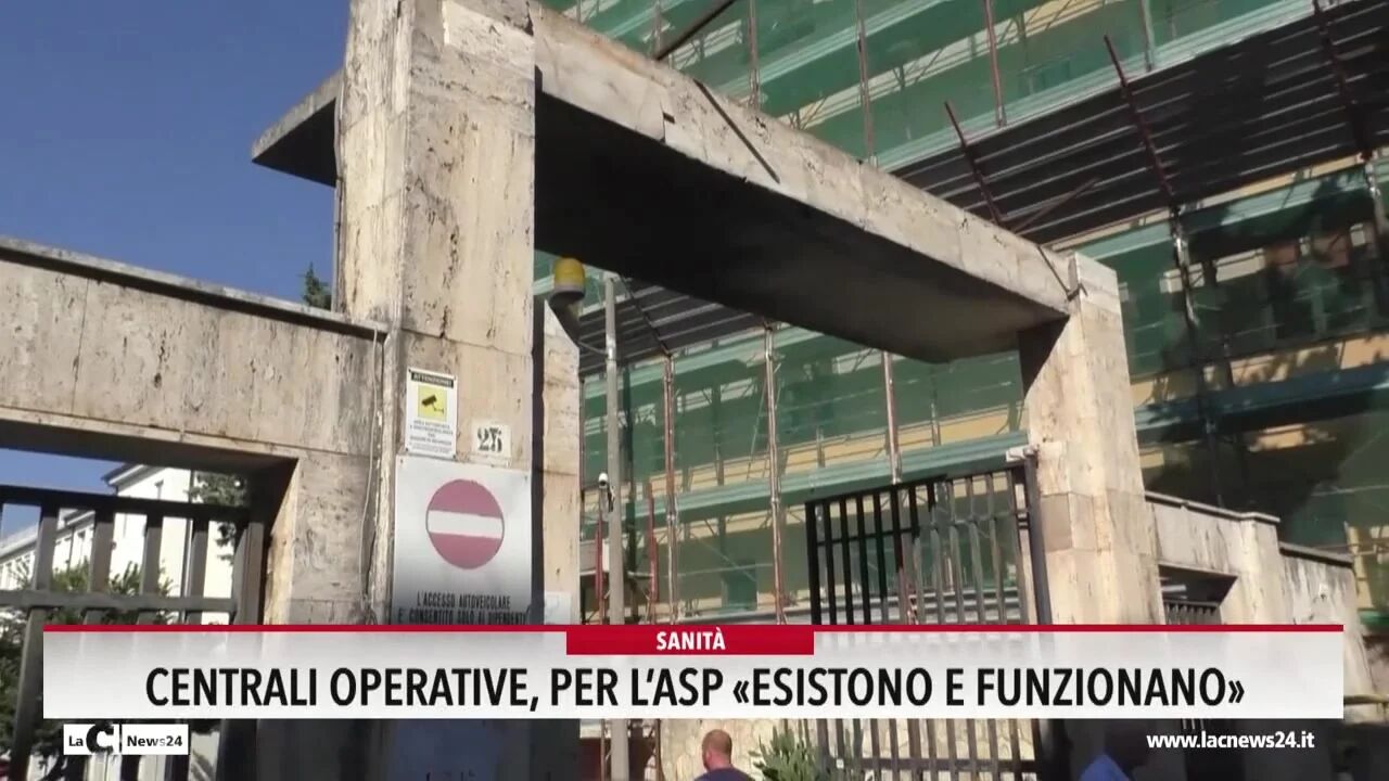 Centrali operative, per l’Asp «esistono e funzionano»