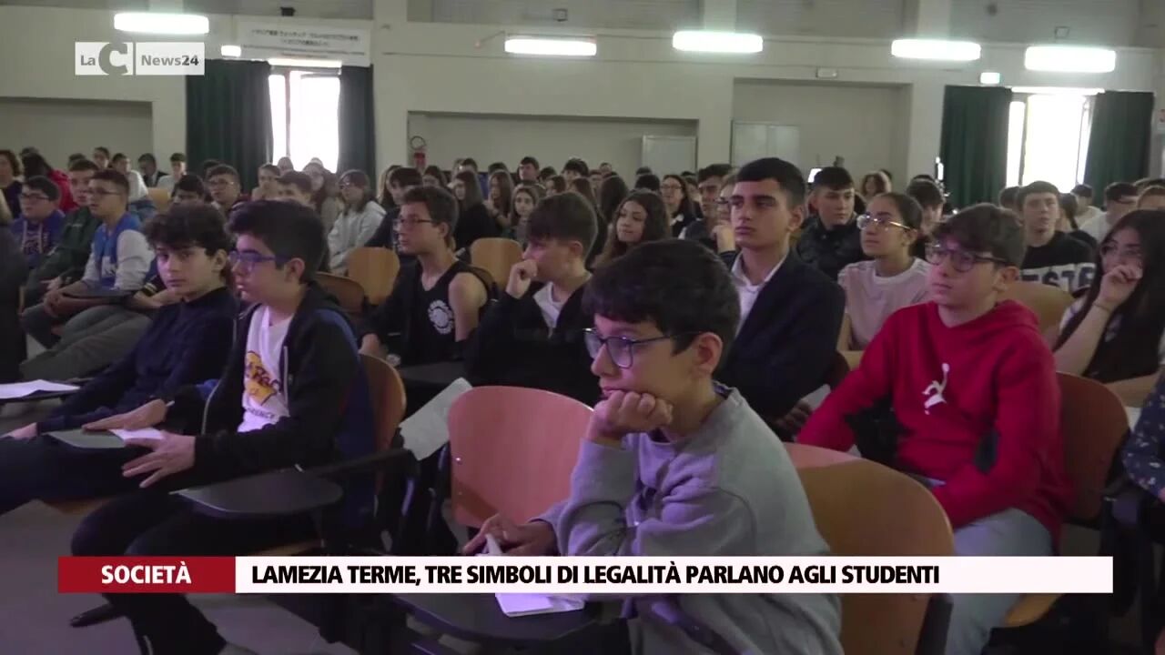 Lamezia Terme, tre simboli di legalità parlano agli studenti