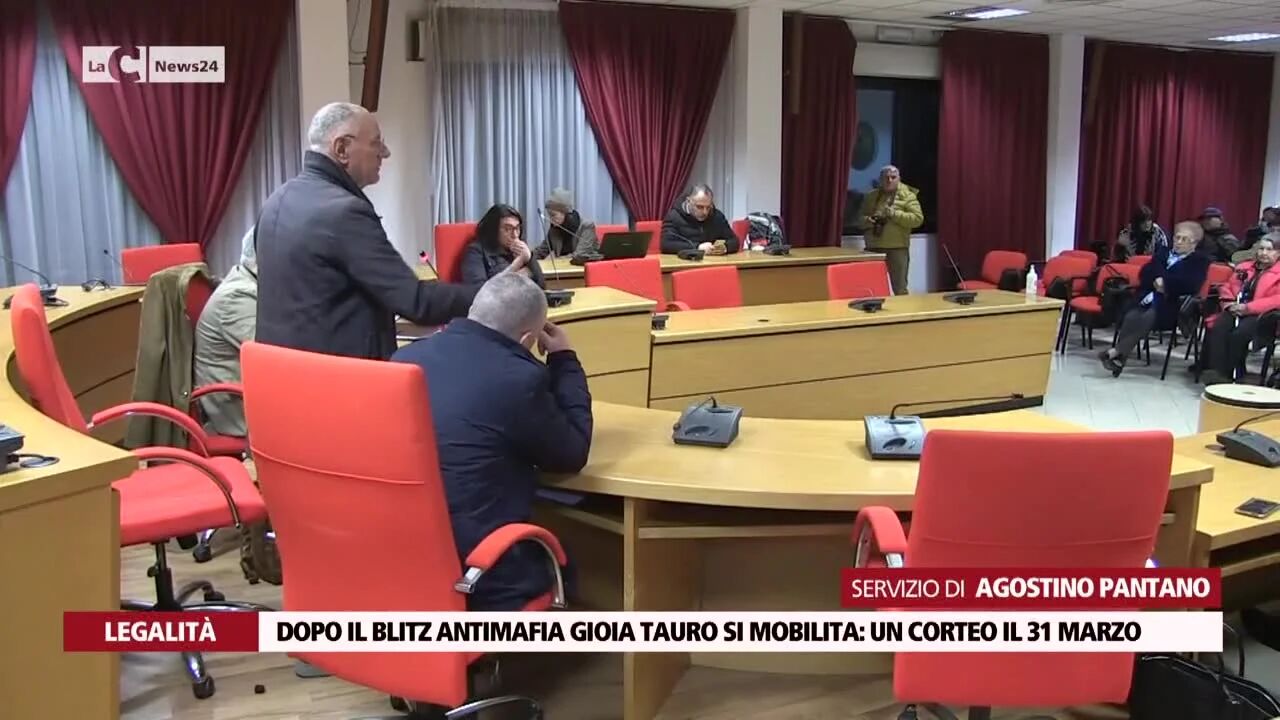 Dopo il blitz antimafia Gioia Tauro si mobilita: un corteo il 31 marzo 