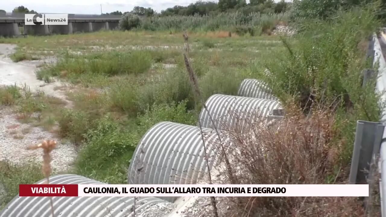 Caulonia, il guado sull’Allaro tra incuria e degrado