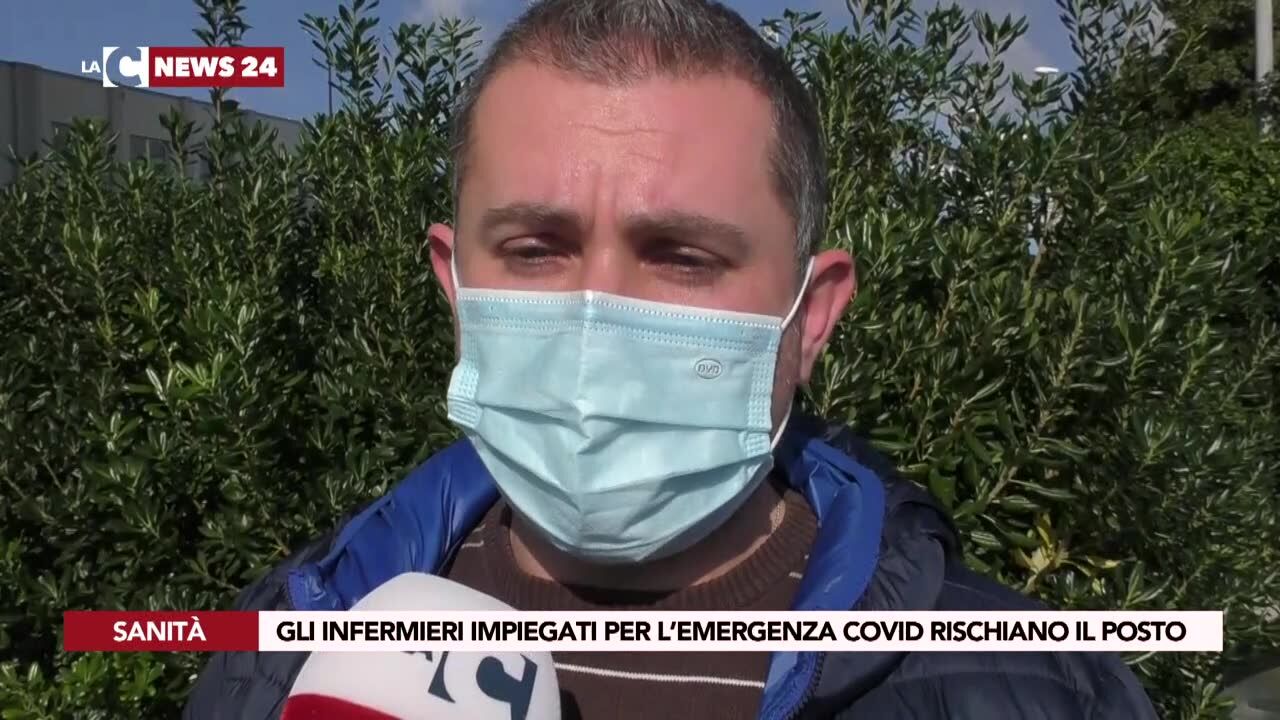 Gli infermieri impiegati per l’emergenza Covid rischiano il posto