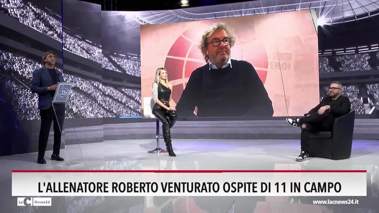 L'allenatore Roberto Venturato ospite di 11  in campo