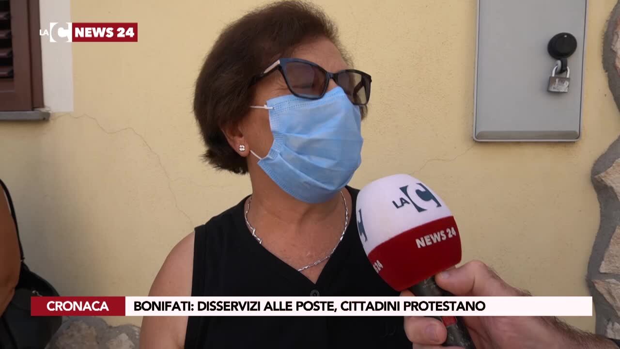 Bonifati: disservizi alle poste, cittadini protestano