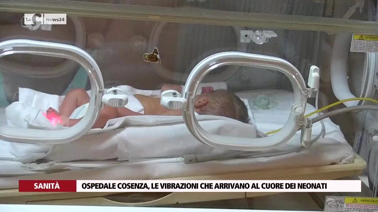 Ospedale Cosenza, le vibrazioni che arrivano al cuore dei neonati