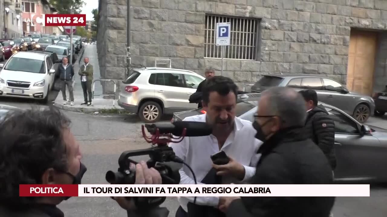 Il tour di Salvini fa tappa a Reggio Calabria