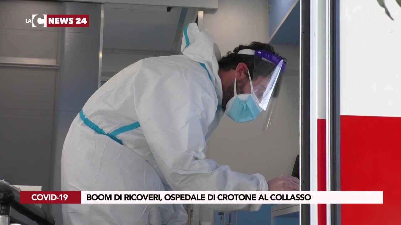 Boom di ricoveri, ospedale di Crotone al collasso