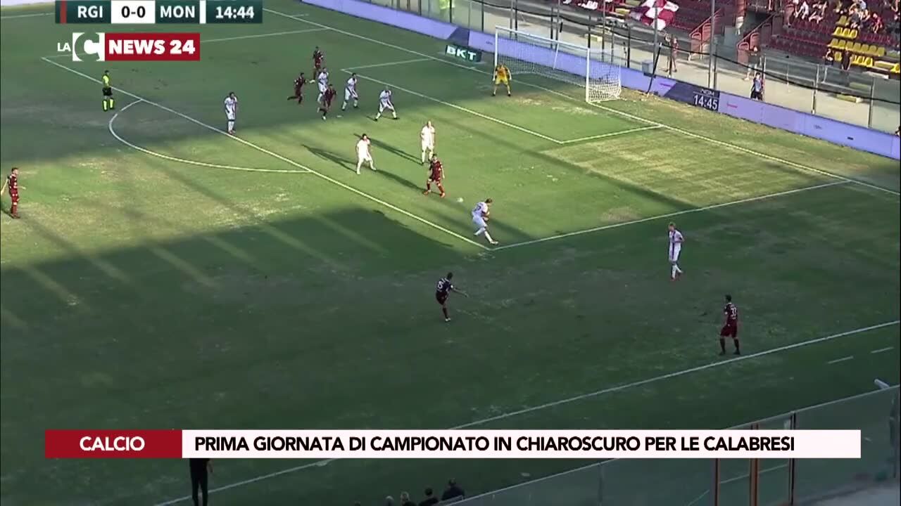 Prima giornata di campionato in chiaroscuro per le calabresi