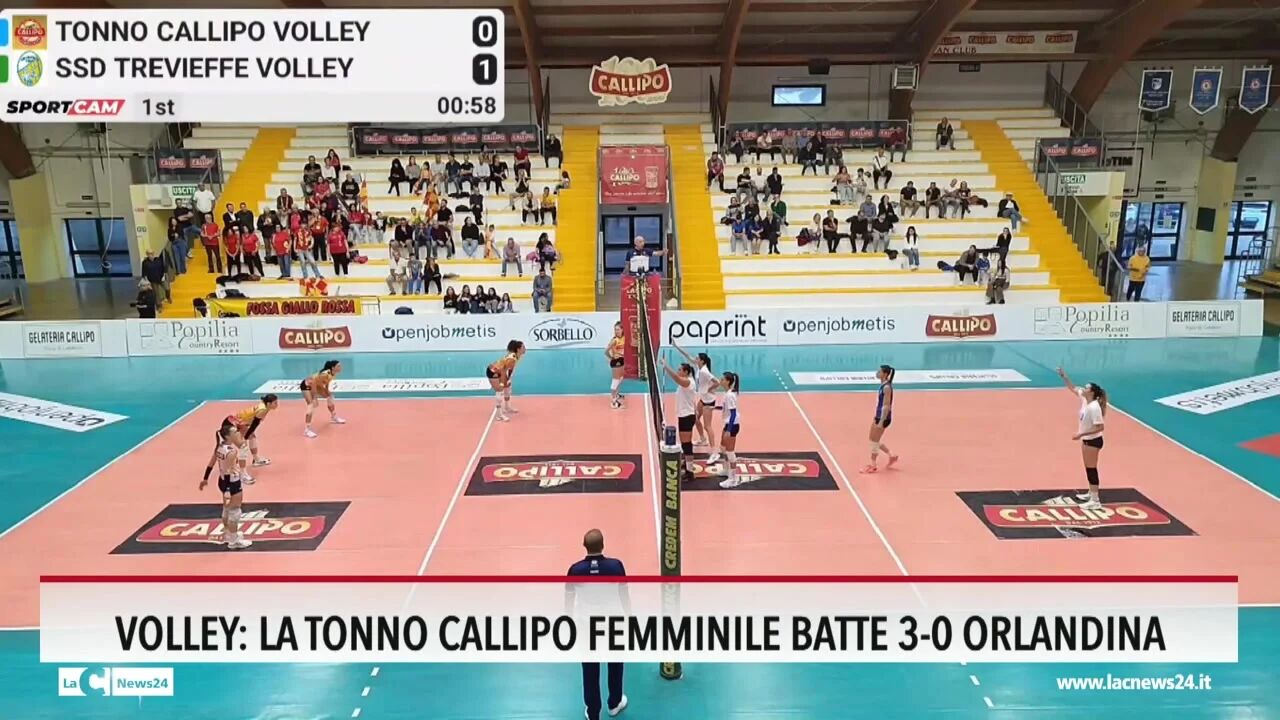 Volley, la Tonno Callipo femminile batte 3-0 Orlandina