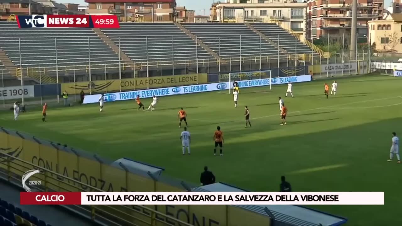 Tutta la forza del Catanzaro e la salvezza della Vibonese