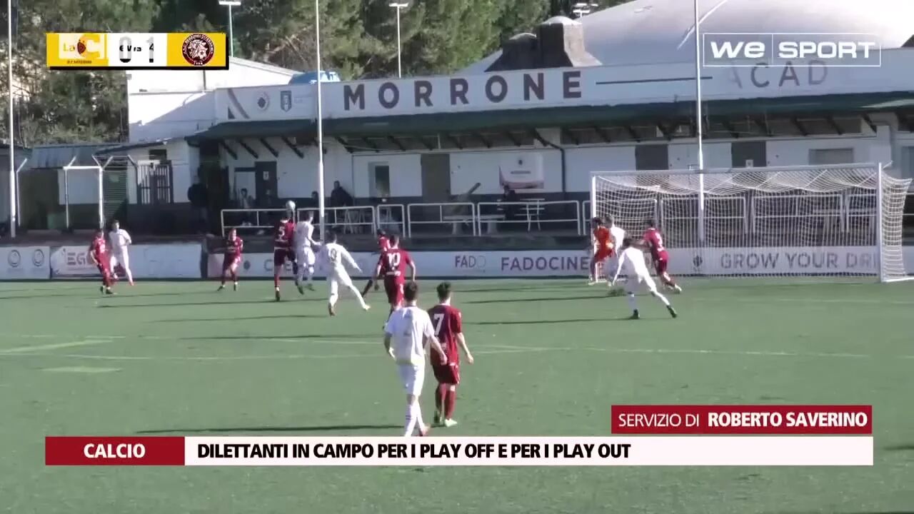 Dilettanti in campo per i Play Off e per i Play Out