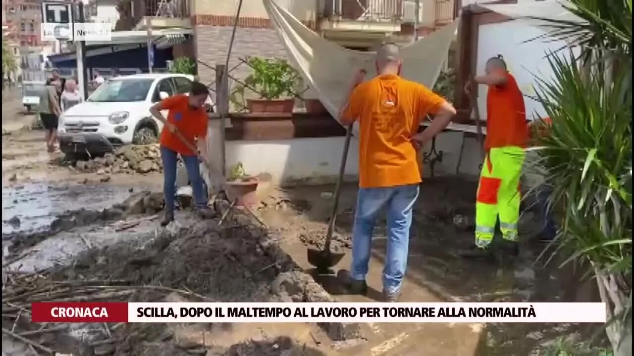 Scilla, dopo il maltempo al lavoro per tornare alla normalità