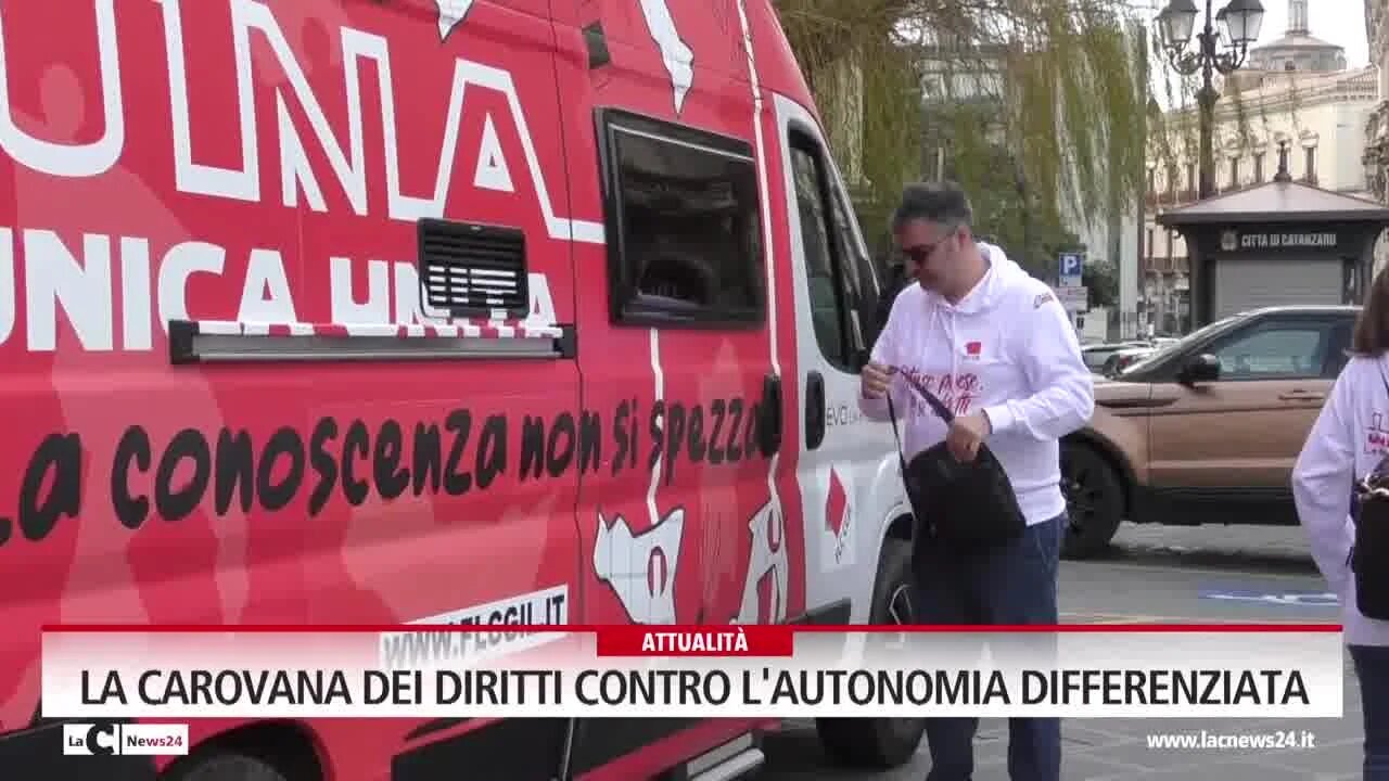 La carovana dei diritti contro l'autonomia differenziata