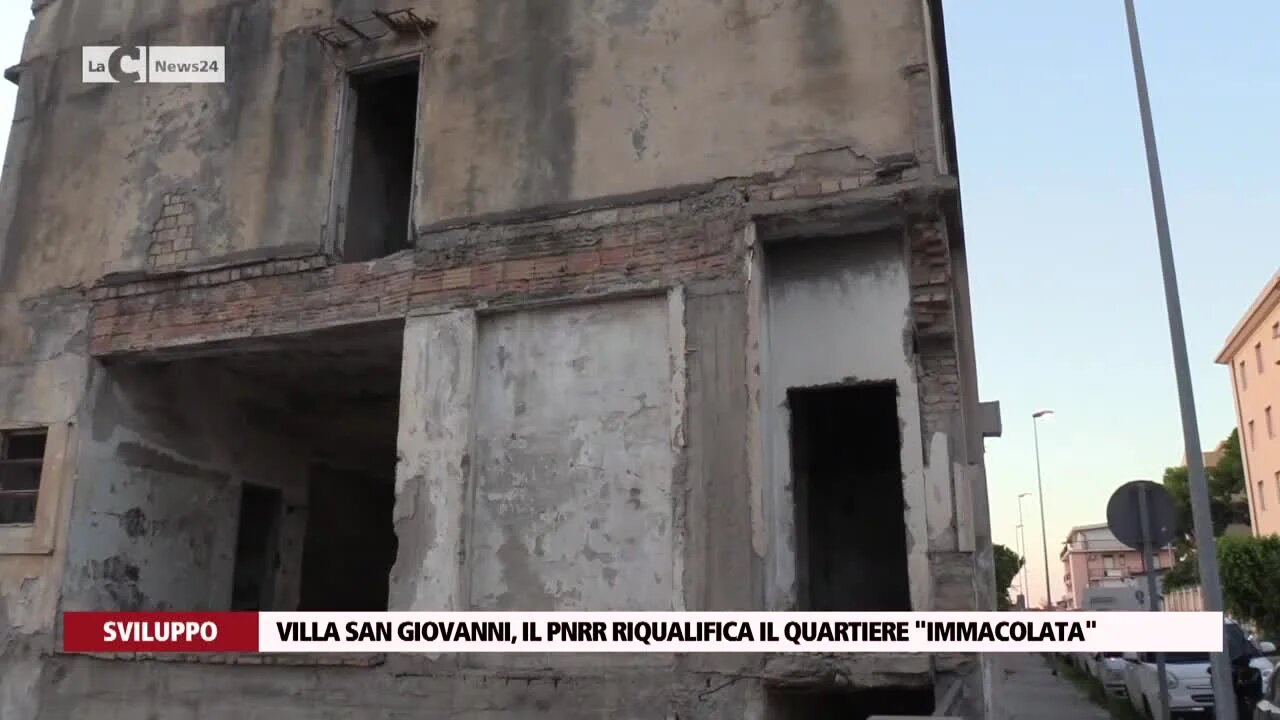 Villa San Giovanni, il Pnrr riqualifica il quartiere Immacolata