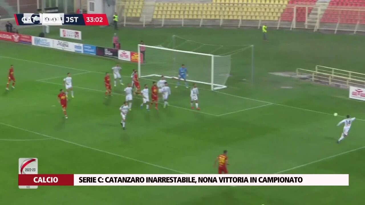 Serie C: Catanzaro inarrestabile, nona vittoria in campionato