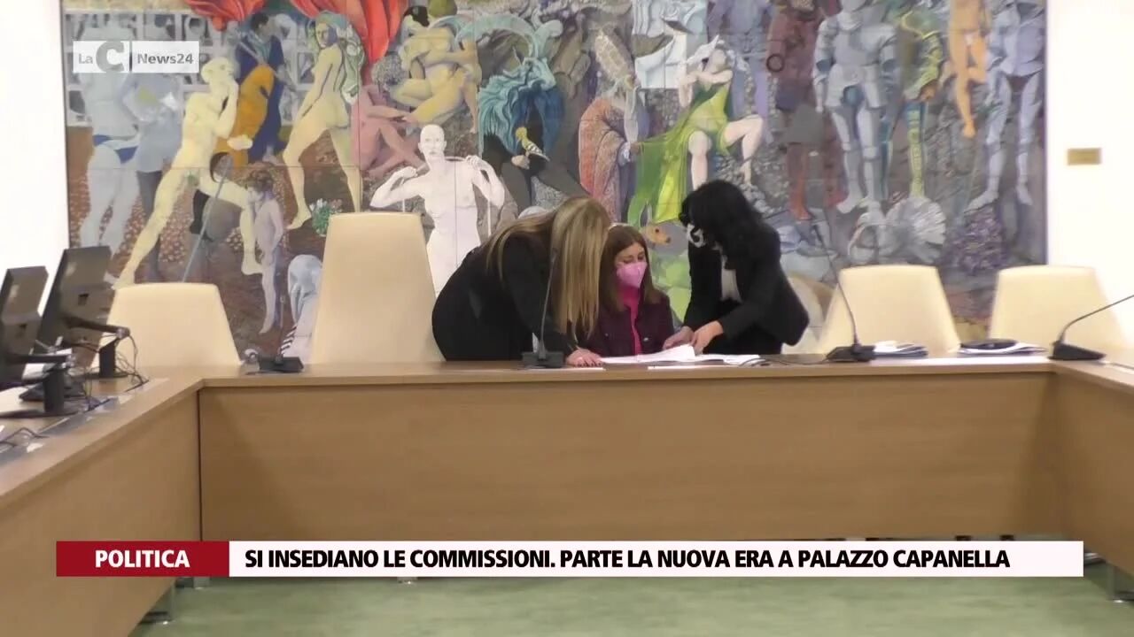 Si insediano le commissioni. Parte la nuova era a palazzo Capanella