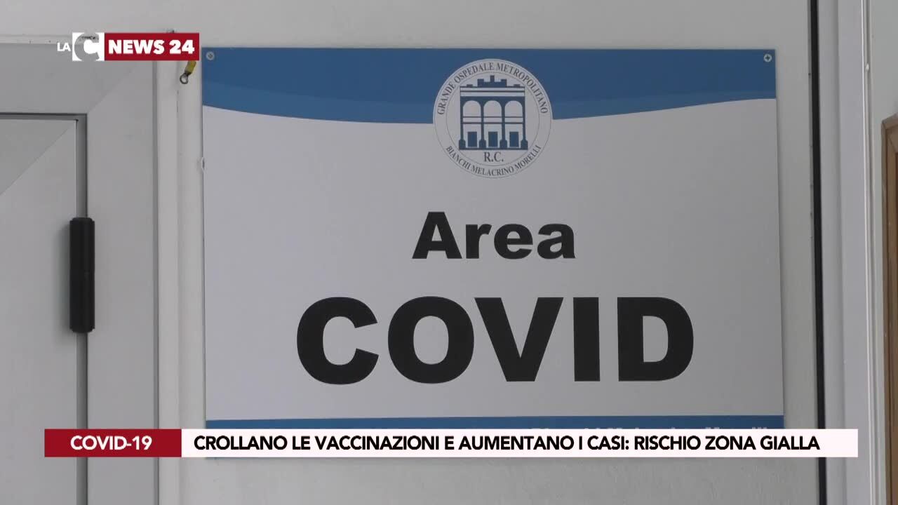 Crollano le vaccinazioni e aumentano i casi: rischio zona gialla