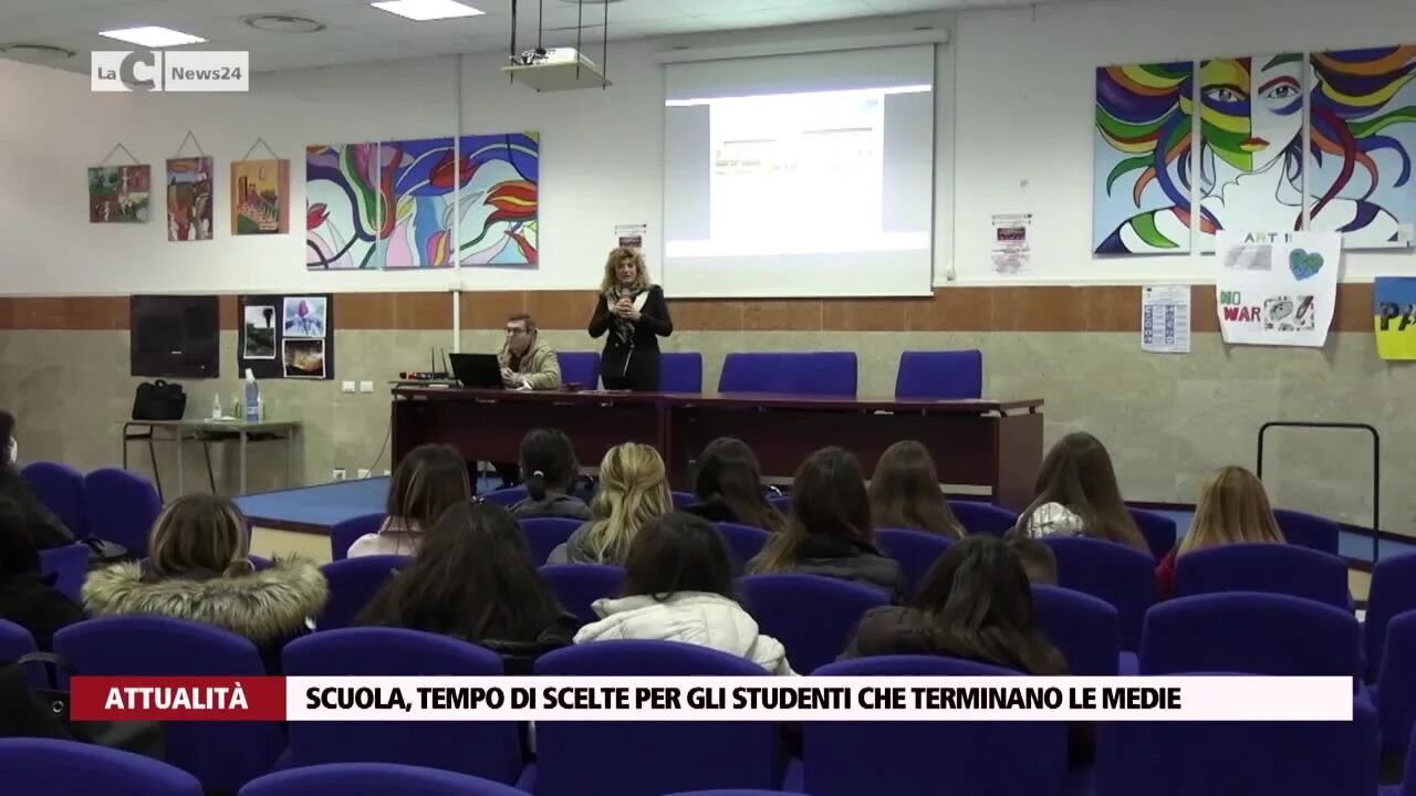 Scuola, tempo di scelte per gli studenti che terminano le medie