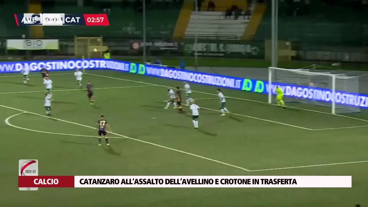 Catanzaro all’assalto dell’Avellino e Crotone in trasferta