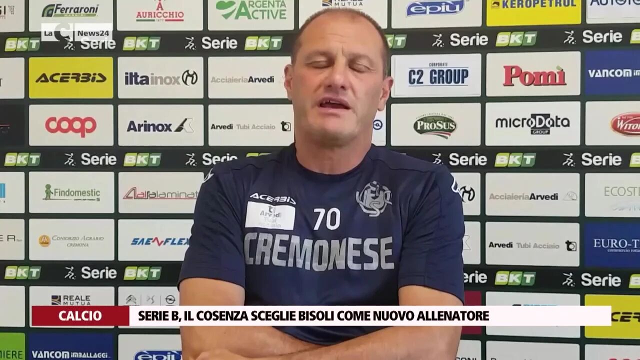 Serie B, il Cosenza sceglie Bisoli come nuovo allenatore