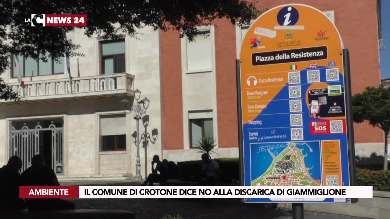 Il Comune di Crotone dice no alla discarica di Giammiglione