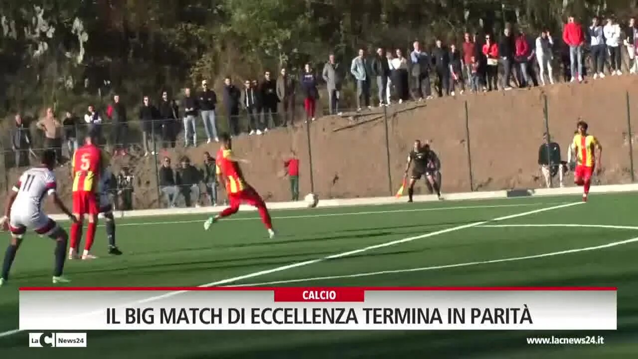 Il big match di Eccellenza termina in parità