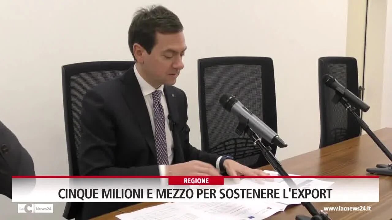 Cinque milioni e mezzo per sostenere l'export