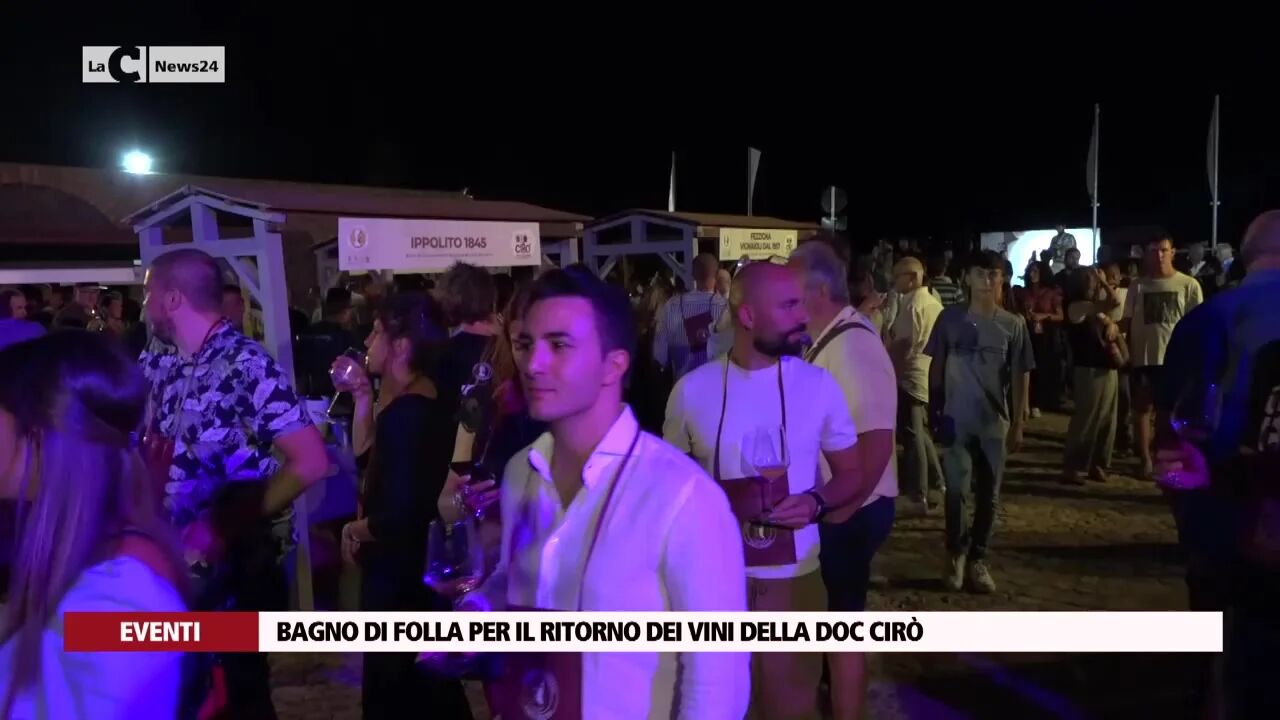 Bagno di folla per il ritorno dei vini della Doc Cirò