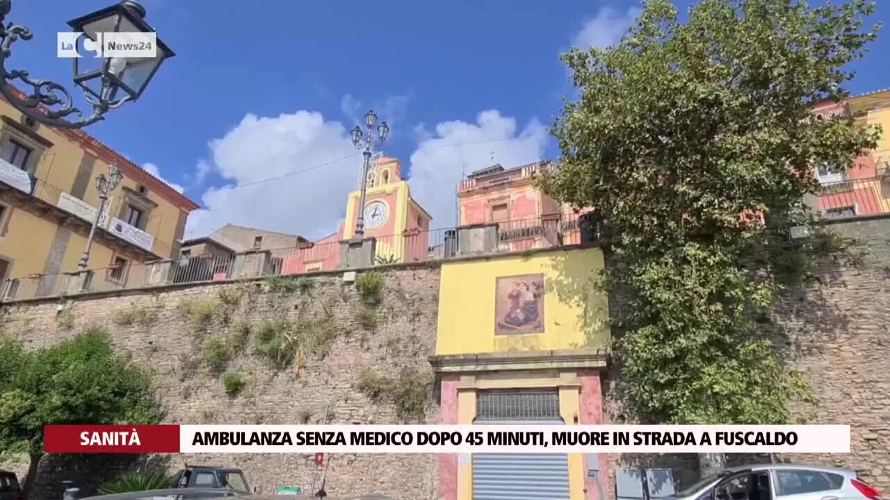 Ambulanza senza medico dopo 45 minuti, muore in strada a Fuscaldo