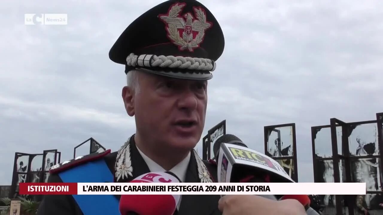 L’arma dei carabinieri festeggia 209 anni di storia