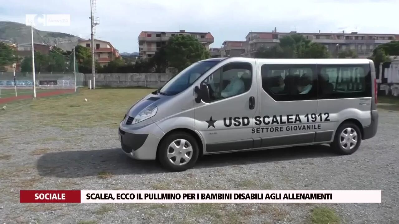 Scalea, ecco il pullmino per i bambini disabili agli allenamenti