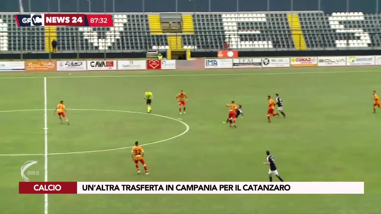 Un’altra trasferta in Campania per il Catanzaro