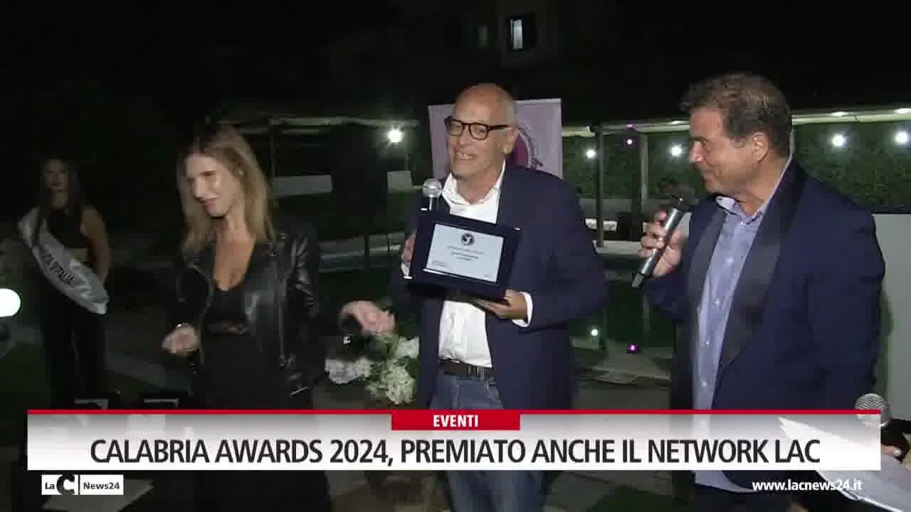 Calabria Awards 2024, premiato anche il Network LaC