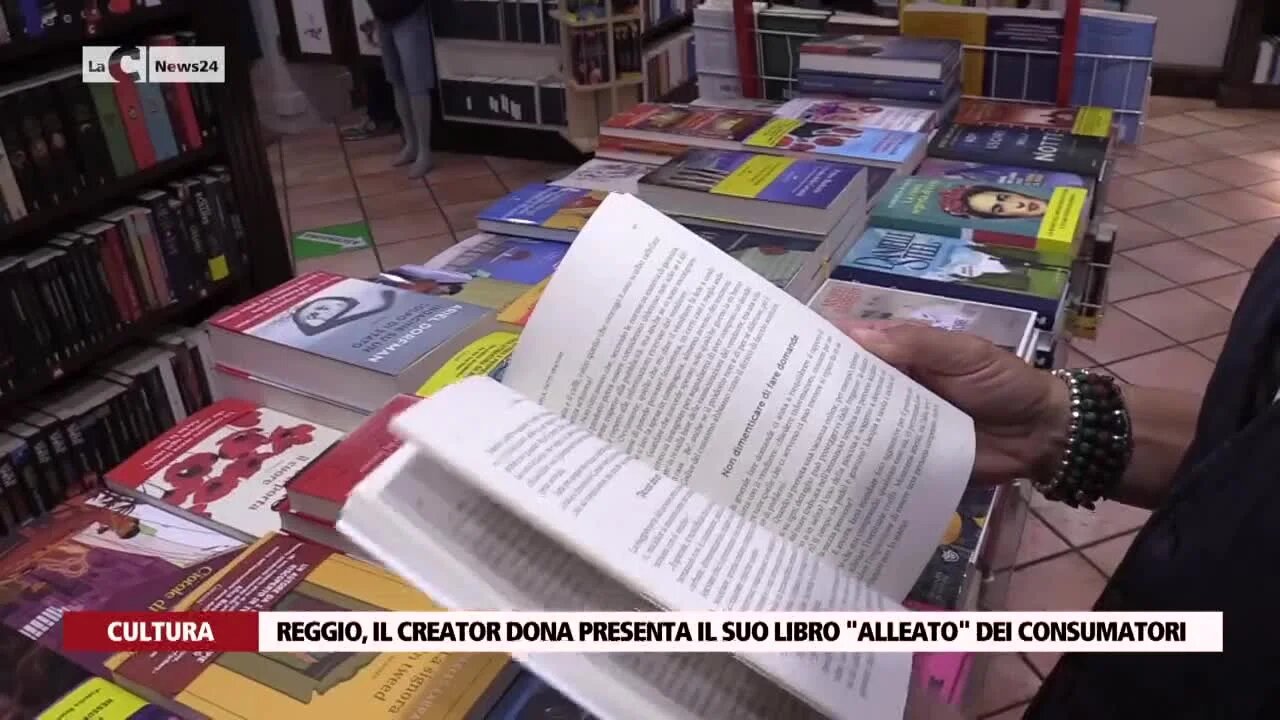 Reggio, il creator Dona presenta il suo libro \"Alleato\" dei consumatori