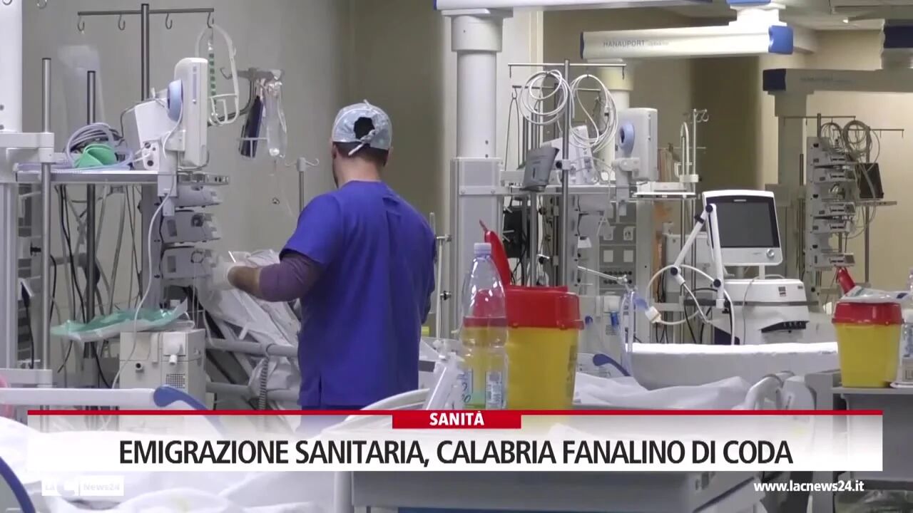 Emigrazione sanitaria, Calabria fanalino di coda