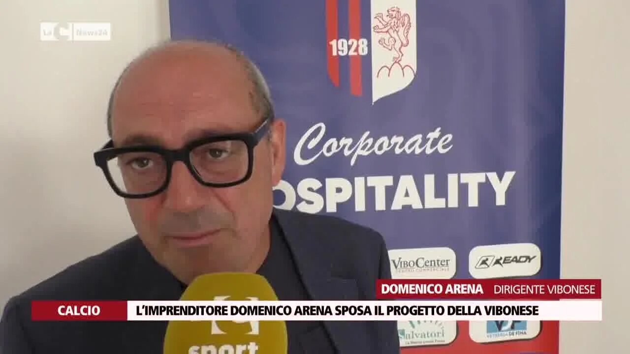 L’imprenditore Domenico Arena sposa il progetto della Vibonese