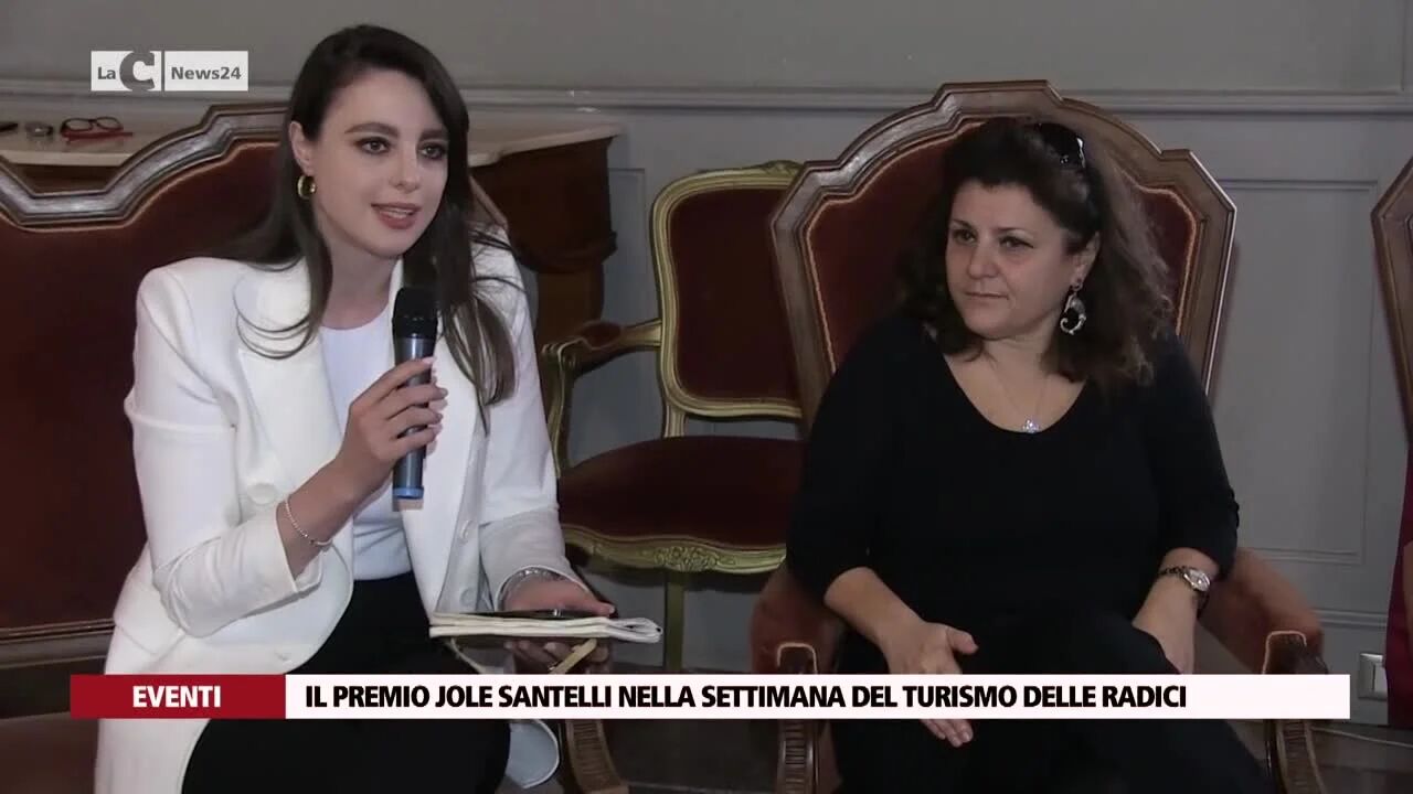 Il premio Jole Santelli nella settimana del turismo delle radici