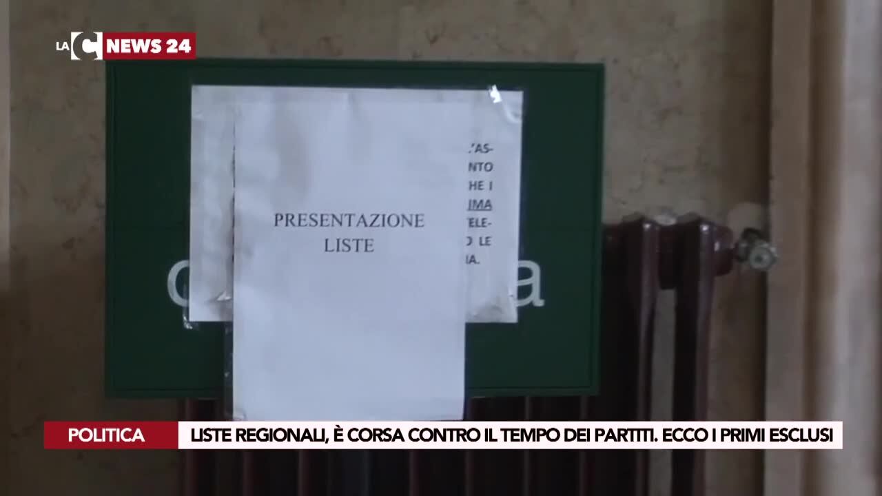 Liste regionali, è corsa contro il tempo dei partiti. Ecco i primi esclusi