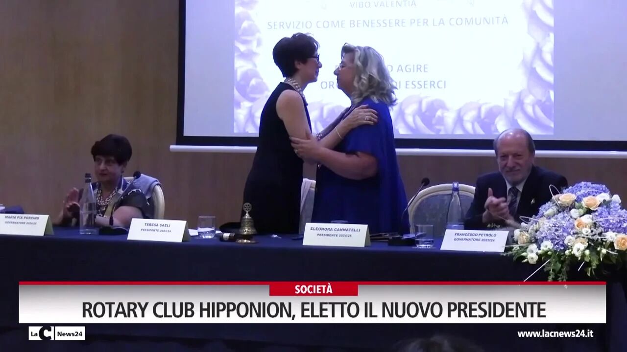 Rotary Club Hipponion, eletto il nuovo presidente