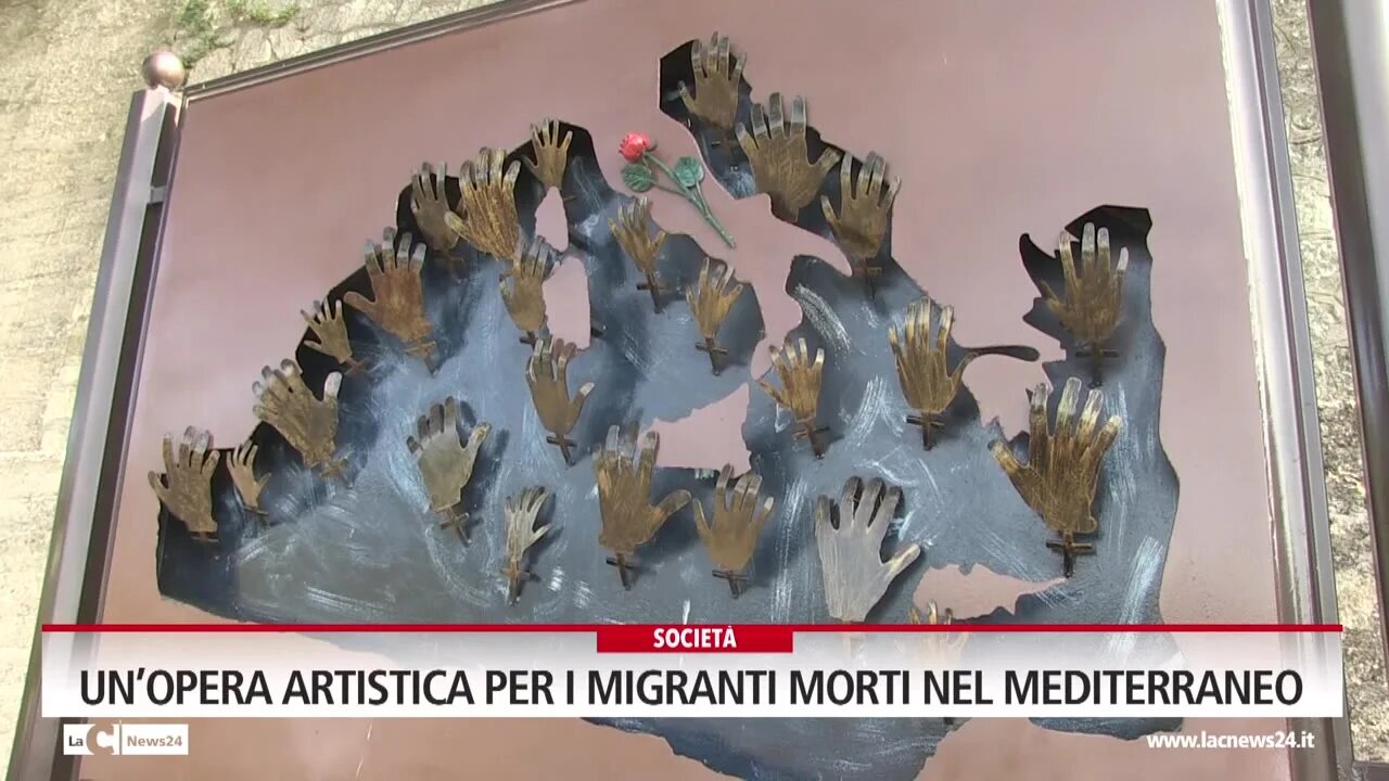 Un’opera artistica per i migranti morti nel Mediterraneo