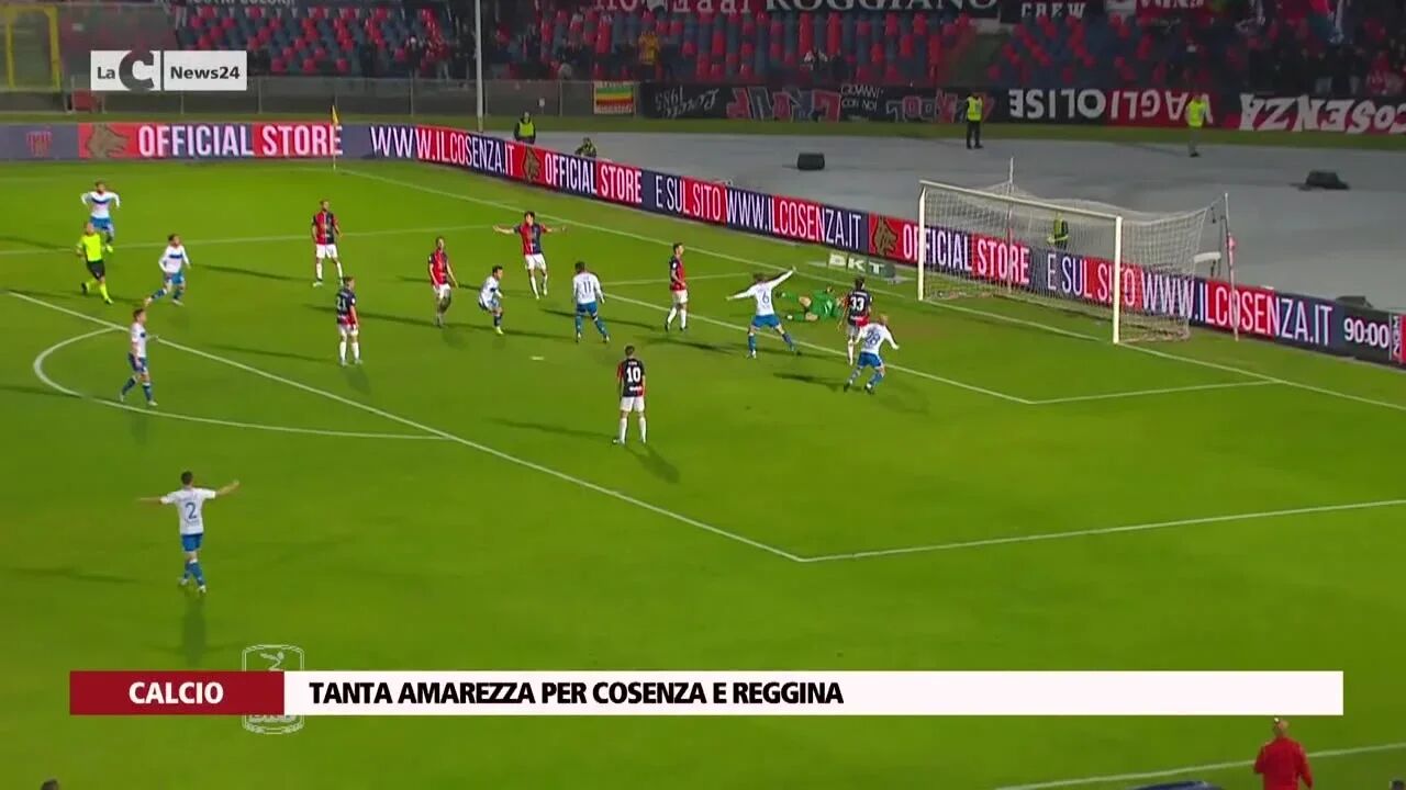 Serie B, tanta amarezza per Cosenza e Reggina