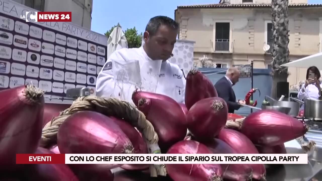 Con lo chef Esposito si chiude il sipario sul Tropea Cipolla Party