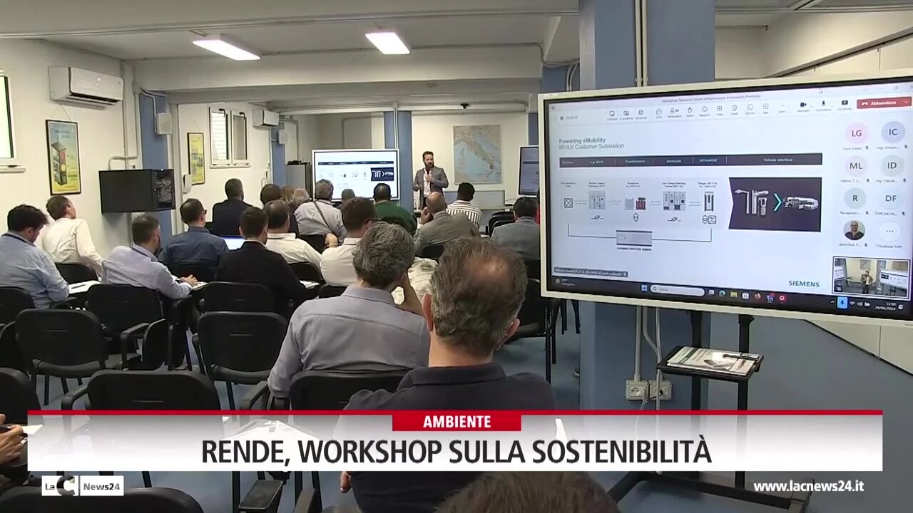 Rende, workshop sulla sostenibilità