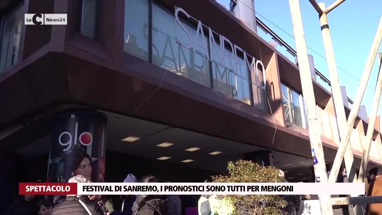Festival di Sanremo, i pronostici sono tutti per Mengoni