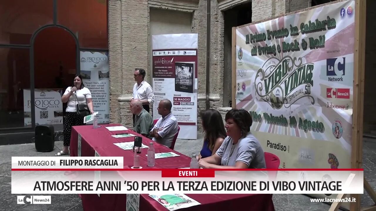 Atmosfere anni ’50 per la terza edizione di Vibo Vintage