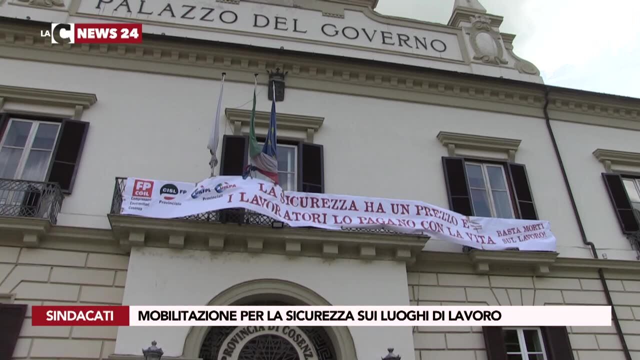 Mobilitazione per la sicurezza sui luoghi di lavoro