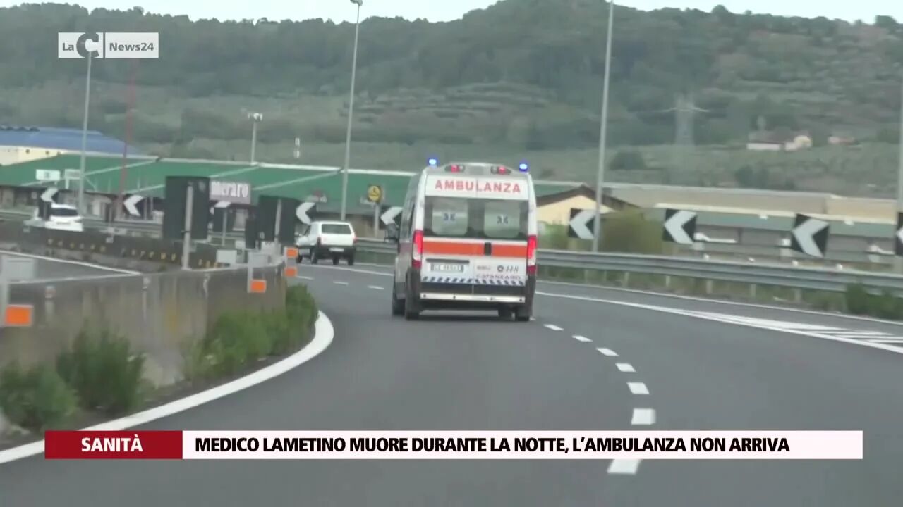 Medico lametino muore durante la notte, l’ambulanza non arriva