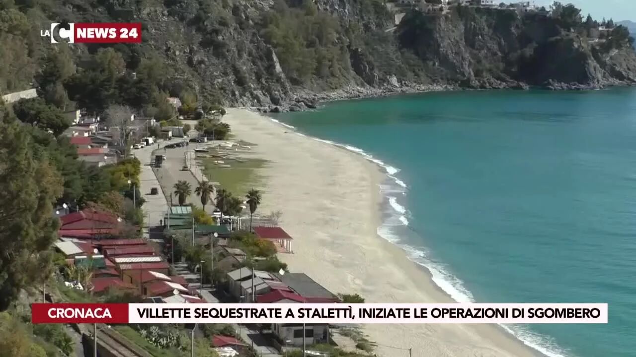Villette sequestrate a Stalettì, iniziate le operazioni di sgombero