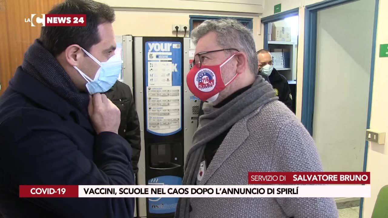Vaccini, scuole nel caos dopo l’annuncio di Spirlí