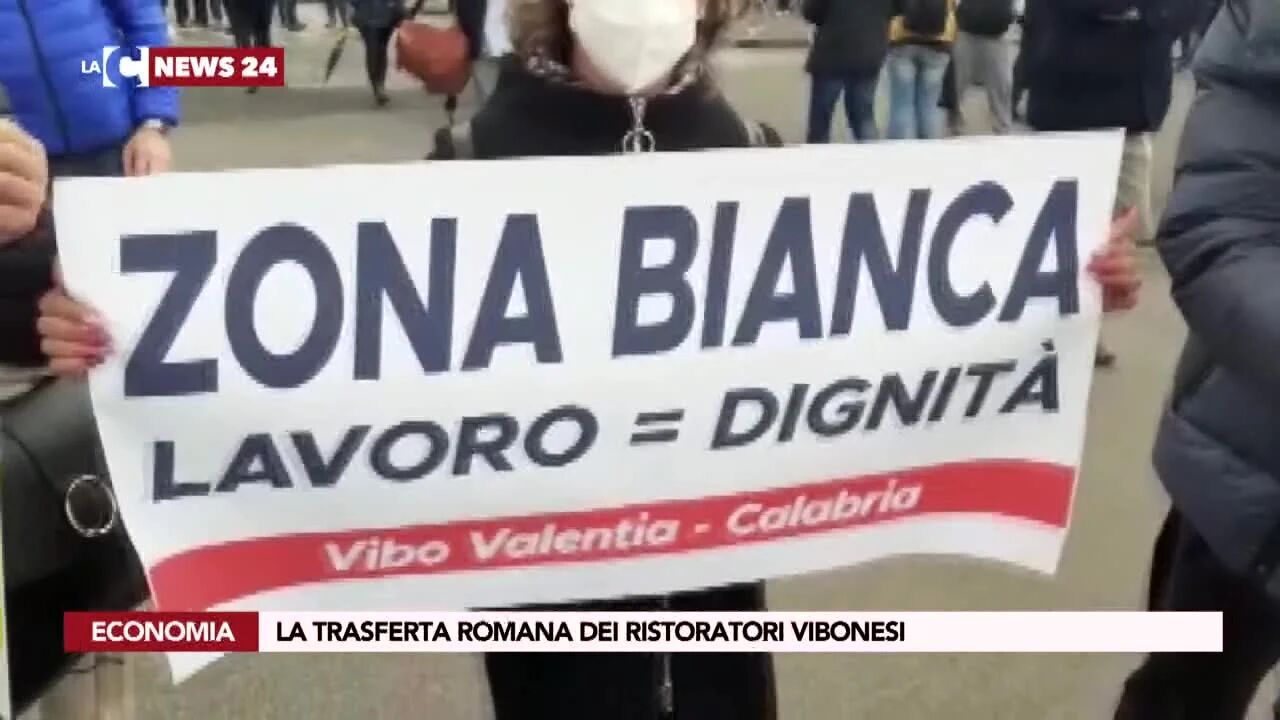 La trasferta romana dei ristoratori vibonesi: «Fateci riaprire»